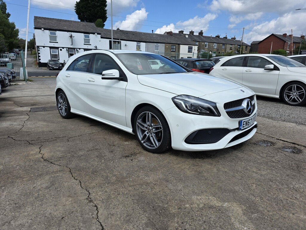 Mercedes-Benz A Class Hatchback 1.6 A180 Amg Line 201867 EN67YYU White #2