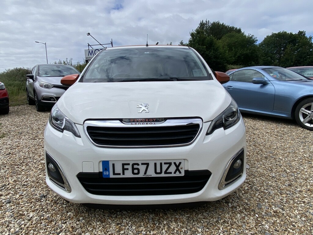 Peugeot 108 Hatchback 1.2 Puretech Roland Garros 2017 LF67UZX White #2