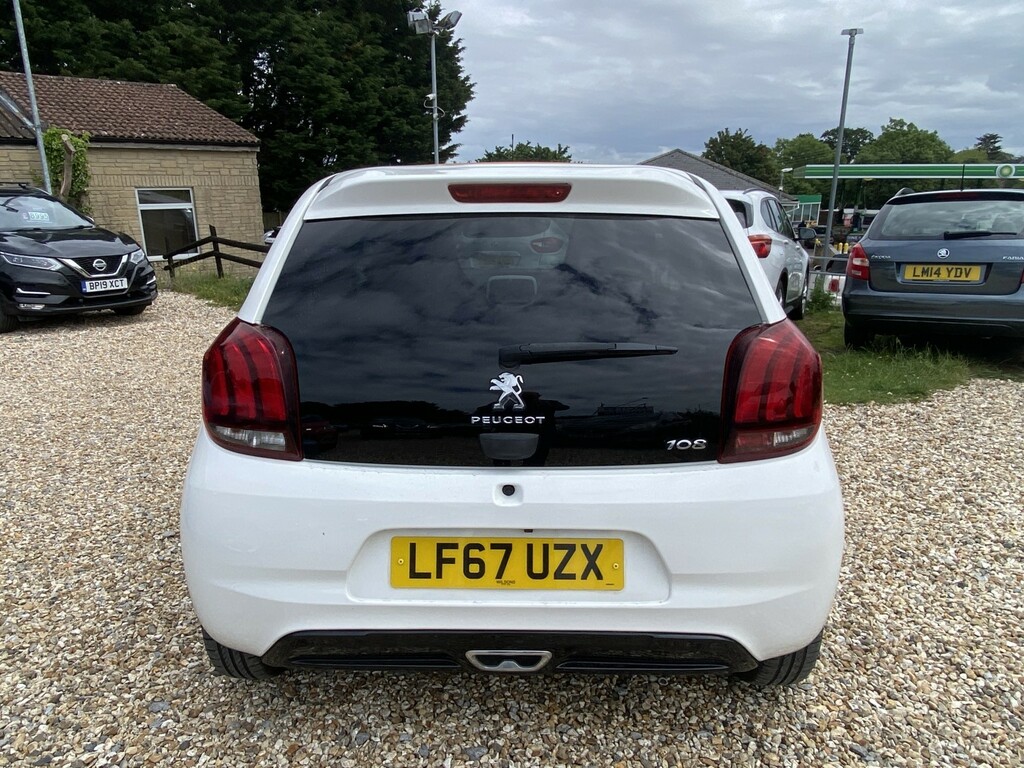 Peugeot 108 Hatchback 1.2 Puretech Roland Garros 2017 LF67UZX White #4
