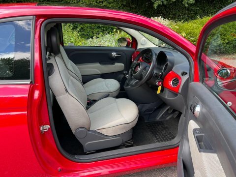 Fiat 500 1.2 Lounge Hatchback Euro 5 Ss Blue #16