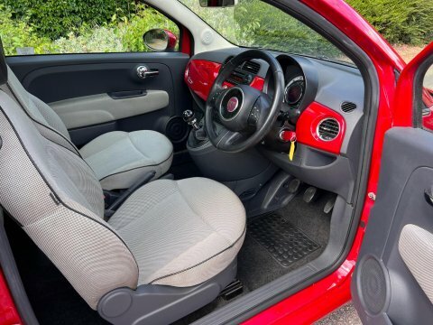 Fiat 500 1.2 Lounge Hatchback Euro 5 Ss Blue #17