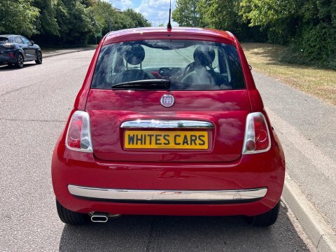 Fiat 500 1.2 Lounge Hatchback Euro 5 Ss Blue #10
