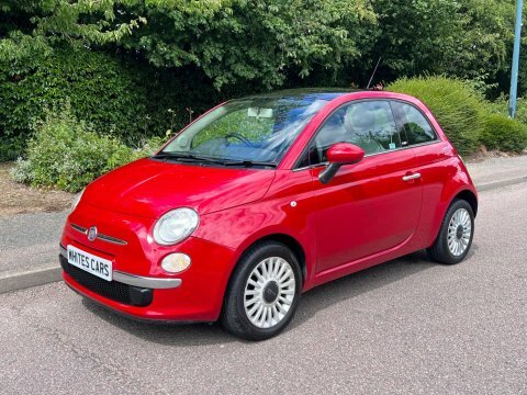 Fiat 500 1.2 Lounge Hatchback Euro 5 Ss Blue #48