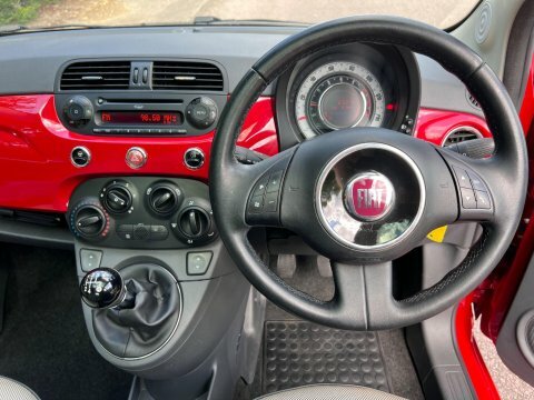 Fiat 500 1.2 Lounge Hatchback Euro 5 Ss Blue #19