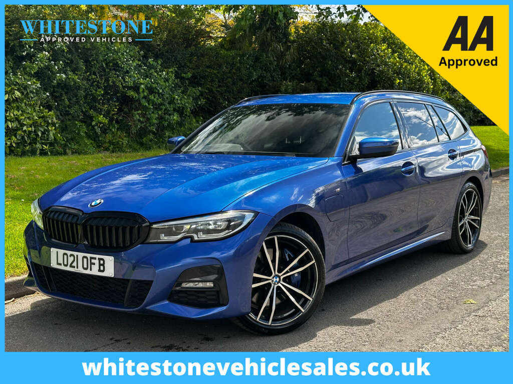 BMW 3 Series Estate 2.0 330E M Sport 2021 Blue