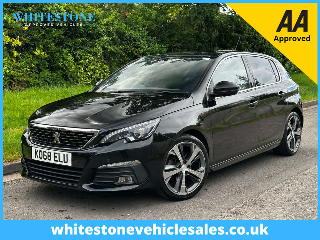 Peugeot 308 Hatchback 1.2 308 Gt Line Puretech Ss 2018 Black