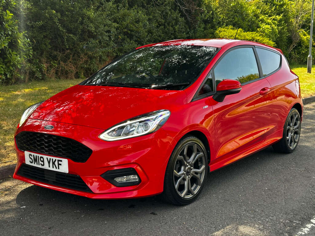 Ford Fiesta Hatchback 1.0 Fiesta St-line T 2019 SM19YKF Red #3