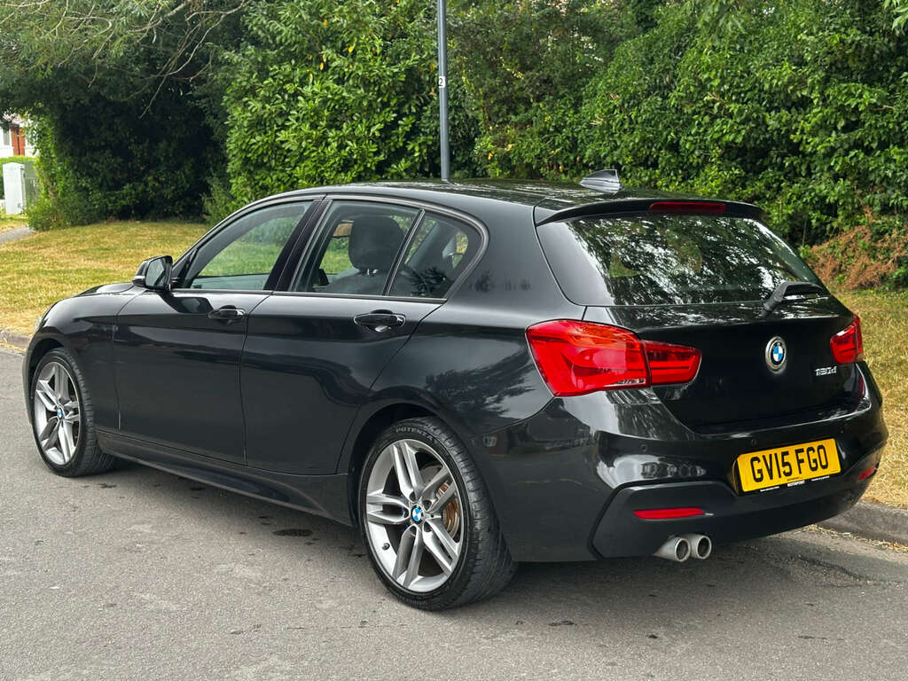 BMW 1 Series Hatchback 2.0 120D M Sport 2015 GV15FGO Black #5