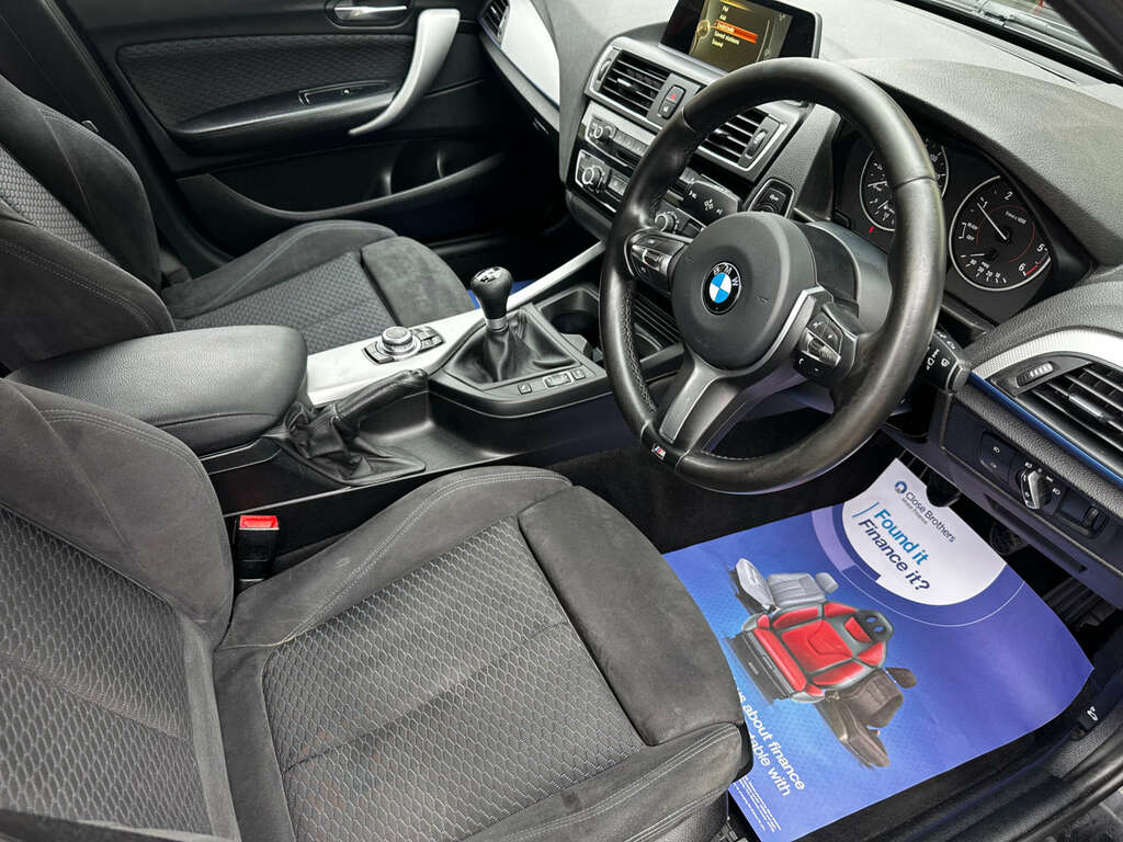 BMW 1 Series Hatchback 2.0 120D M Sport 2015 GV15FGO Black #2