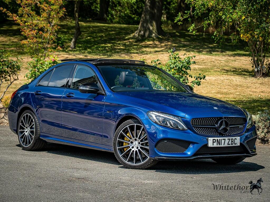 Mercedes-Benz C Class Saloon 3.0 C43 V6 Amg Premium Plus G-tronic 4Ma Blue