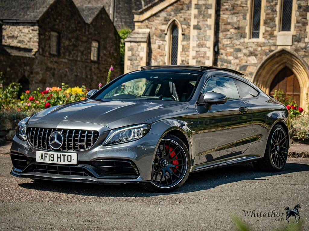 Mercedes-Benz C Class Coupe 4.0 C63 V8 Biturbo Amg S Premium Plus Spds AF19HTO Grey #3