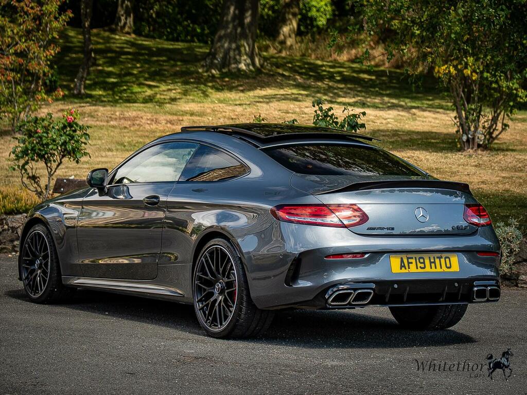Mercedes-Benz C Class Coupe 4.0 C63 V8 Biturbo Amg S Premium Plus Spds AF19HTO Grey #4