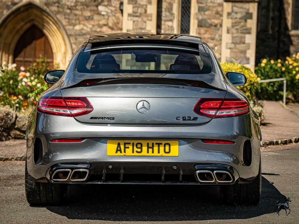 Mercedes-Benz C Class Coupe 4.0 C63 V8 Biturbo Amg S Premium Plus Spds AF19HTO Grey #6