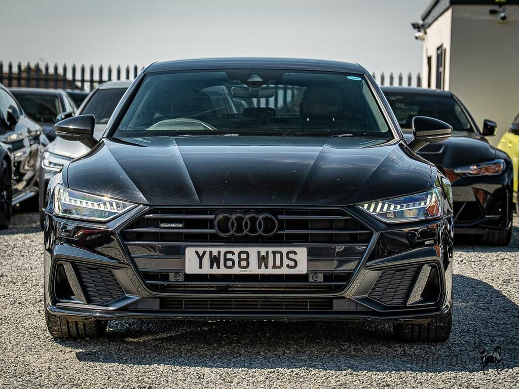 Audi A7 Hatchback 3.0 Tdi V6 45 S Line Sportback Tiptronic YW68WDS Black #2