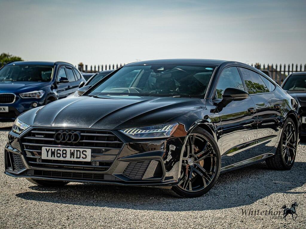 Audi A7 Hatchback 3.0 Tdi V6 45 S Line Sportback Tiptronic YW68WDS Black #3