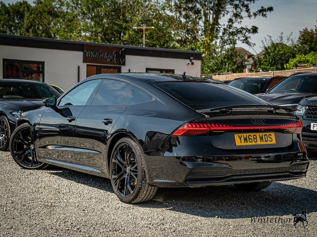 Audi A7 Hatchback 3.0 Tdi V6 45 S Line Sportback Tiptronic YW68WDS Black #4