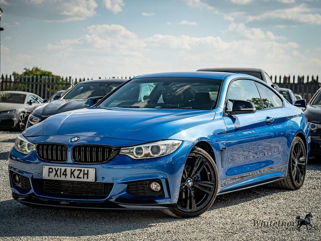 BMW 4 Series Gran Coupe Coupe 2.0 420D M Sport Euro 6 Ss 201414 PX14KZH Blue #3