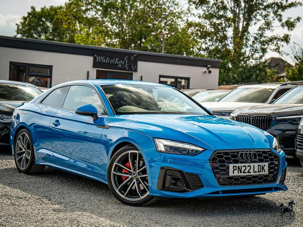 Audi A5 Coupe 2.0 Tfsi 40 S Line S Tronic Euro 6 Ss PN22LDK Blue