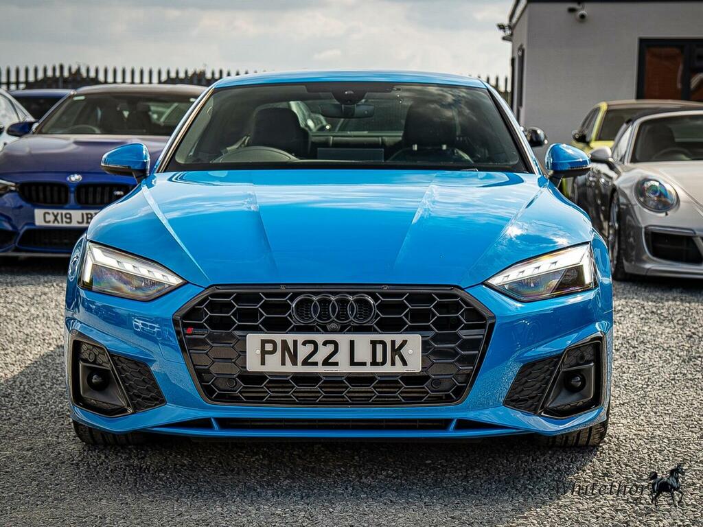 Audi A5 Coupe 2.0 Tfsi 40 S Line S Tronic Euro 6 Ss PN22LDK Blue #2