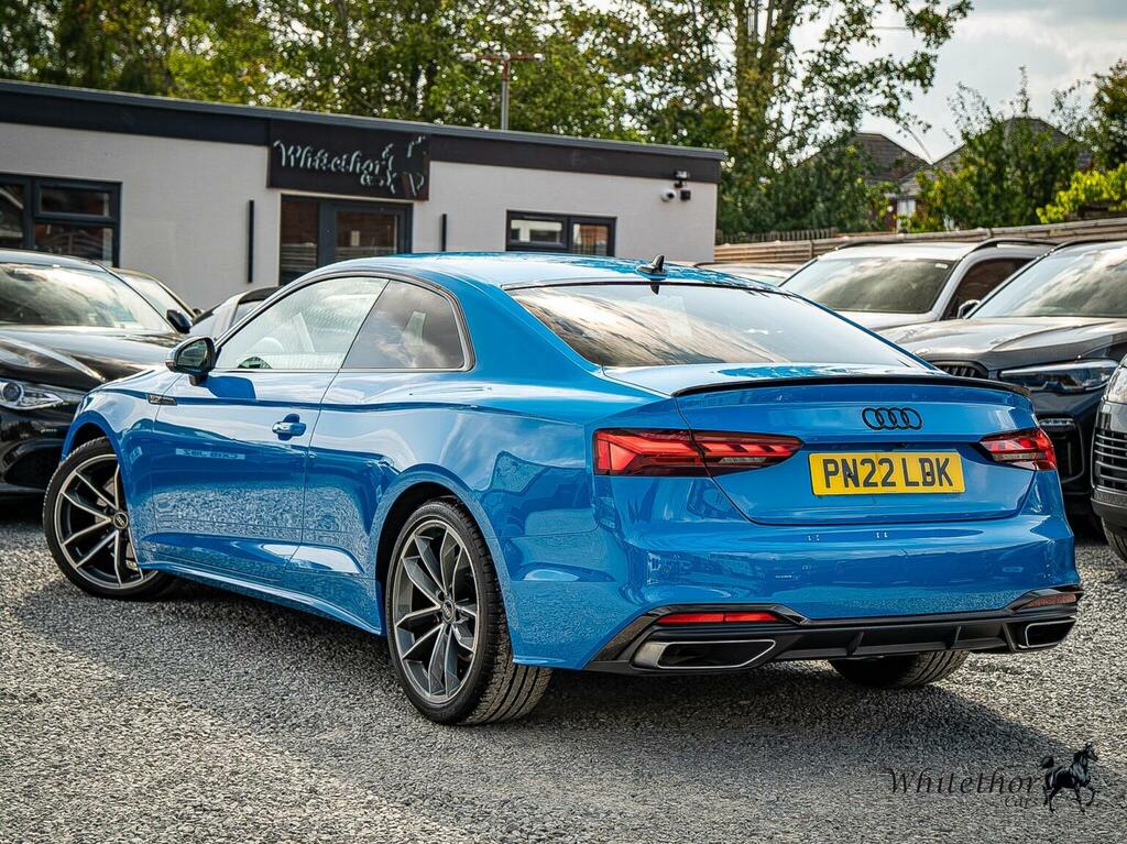 Audi A5 Coupe 2.0 Tfsi 40 S Line S Tronic Euro 6 Ss PN22LDK Blue #4