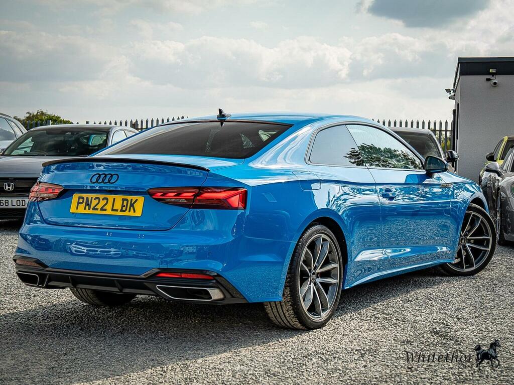 Audi A5 Coupe 2.0 Tfsi 40 S Line S Tronic Euro 6 Ss PN22LDK Blue #6