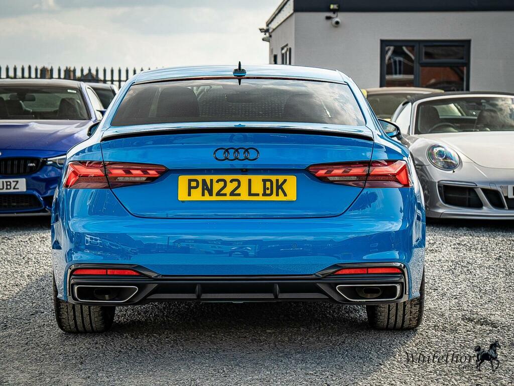 Audi A5 Coupe 2.0 Tfsi 40 S Line S Tronic Euro 6 Ss PN22LDK Blue #5