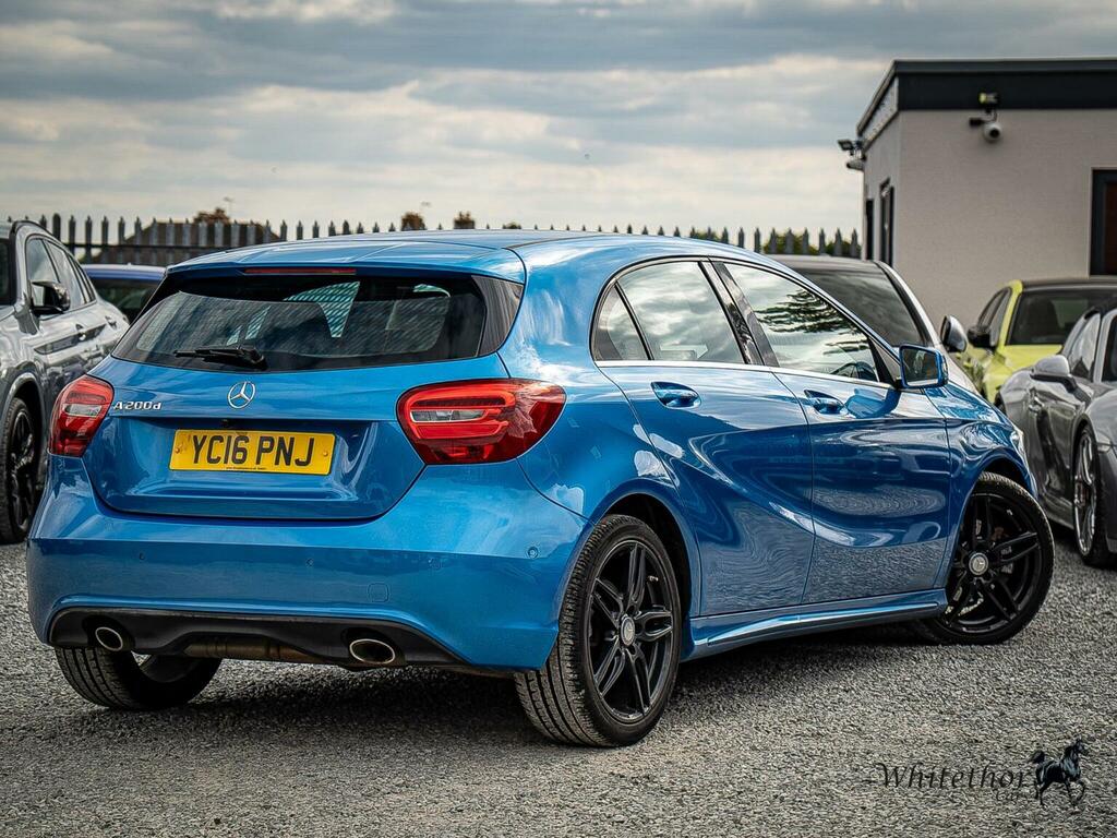 Mercedes-Benz A Class Hatchback 2.1 A200d Amg Line Executive Euro 6 S YC16PNJ Blue #6
