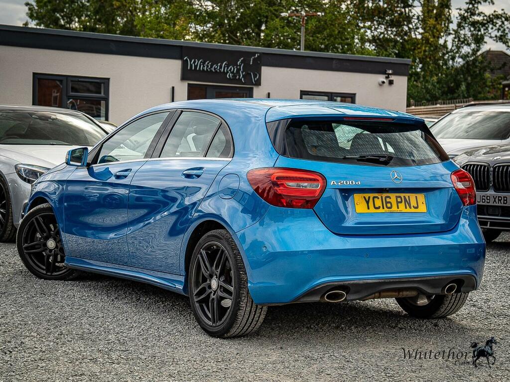 Mercedes-Benz A Class Hatchback 2.1 A200d Amg Line Executive Euro 6 S YC16PNJ Blue #4