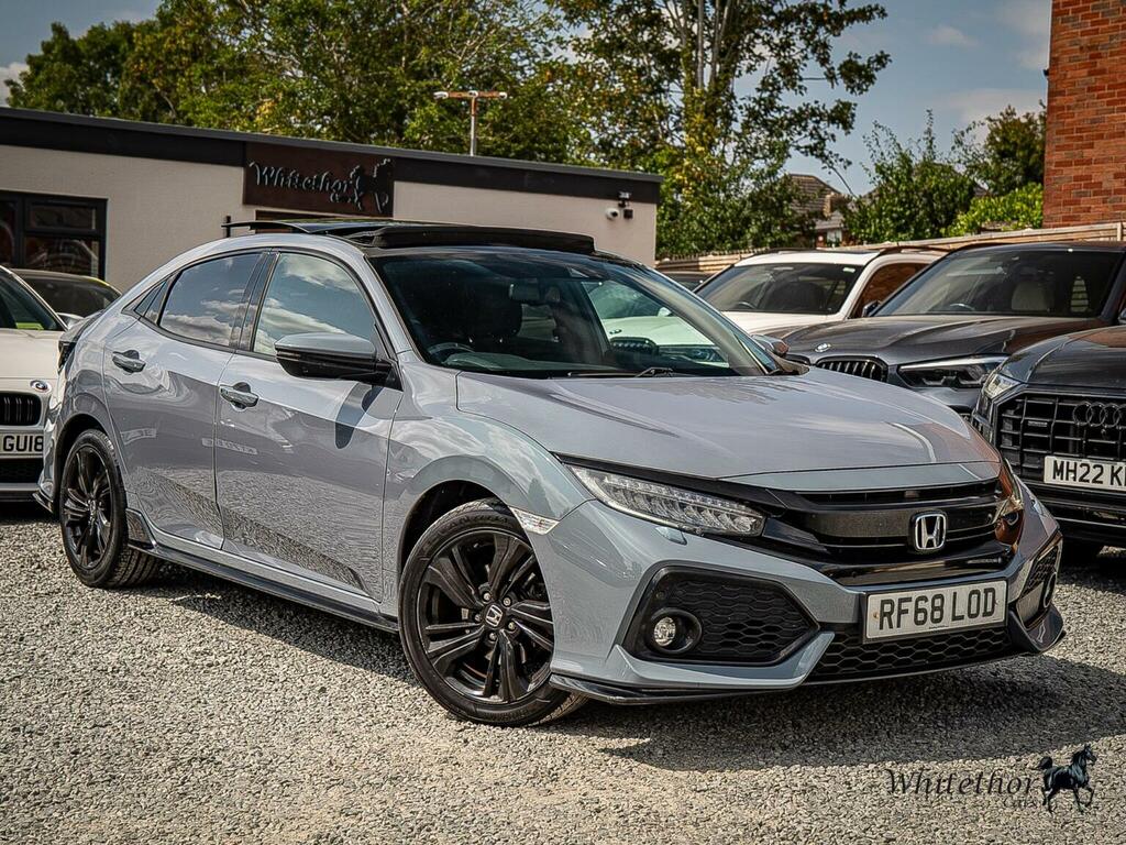 Honda Civic 1.5 Vtec Turbo Gpf Sport Plus Cvt Euro 6 Ss Grey