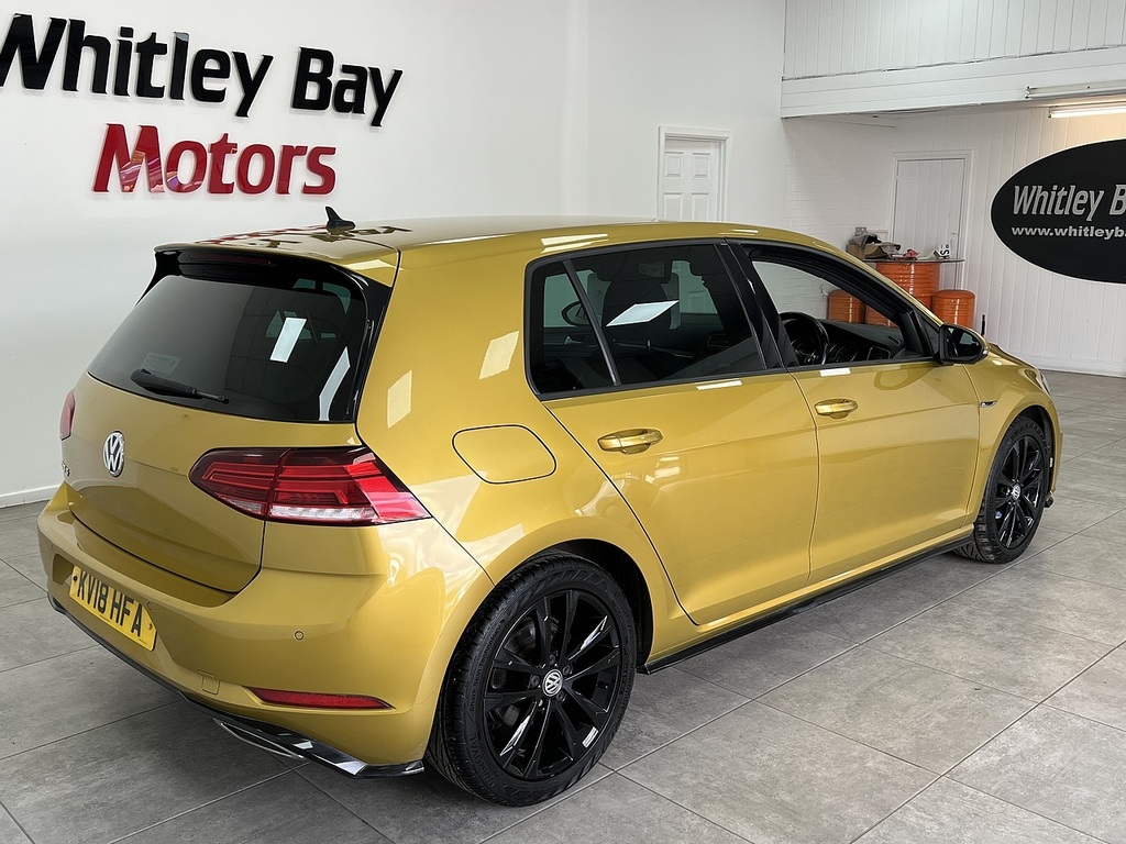 Volkswagen Golf Tdi R-line KV18HFA Yellow #3