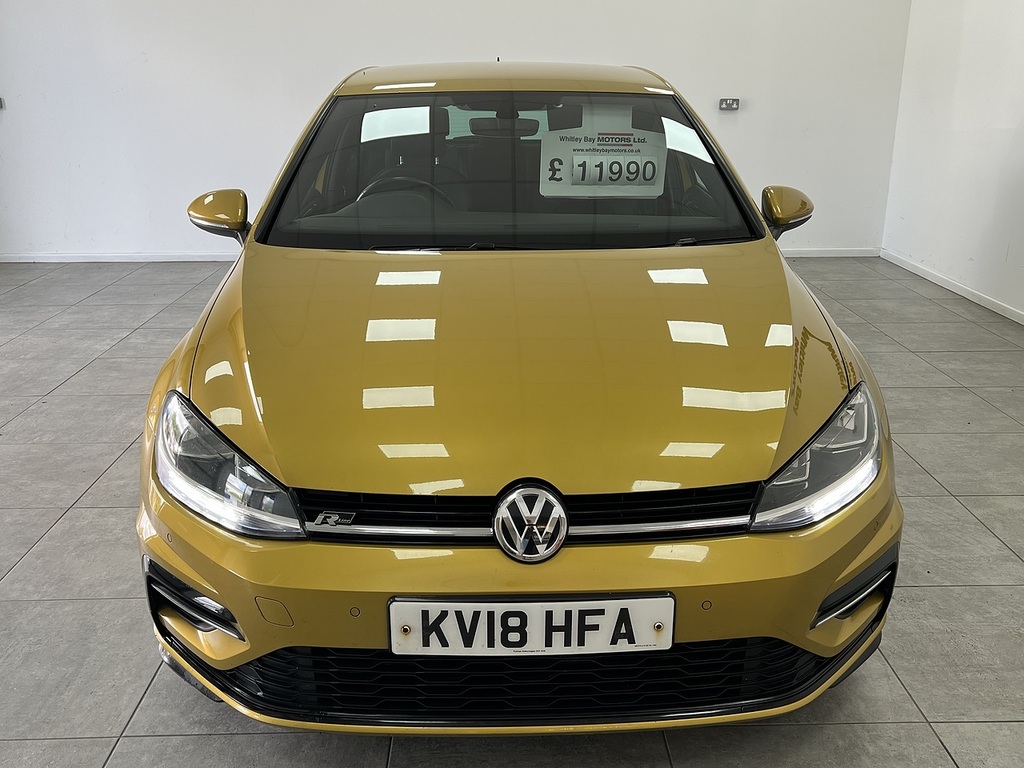 Volkswagen Golf Tdi R-line KV18HFA Yellow #6