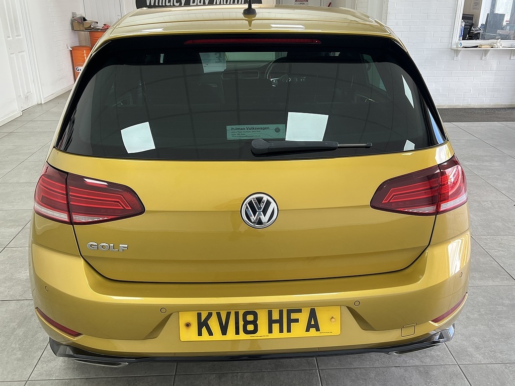 Volkswagen Golf Tdi R-line KV18HFA Yellow #4