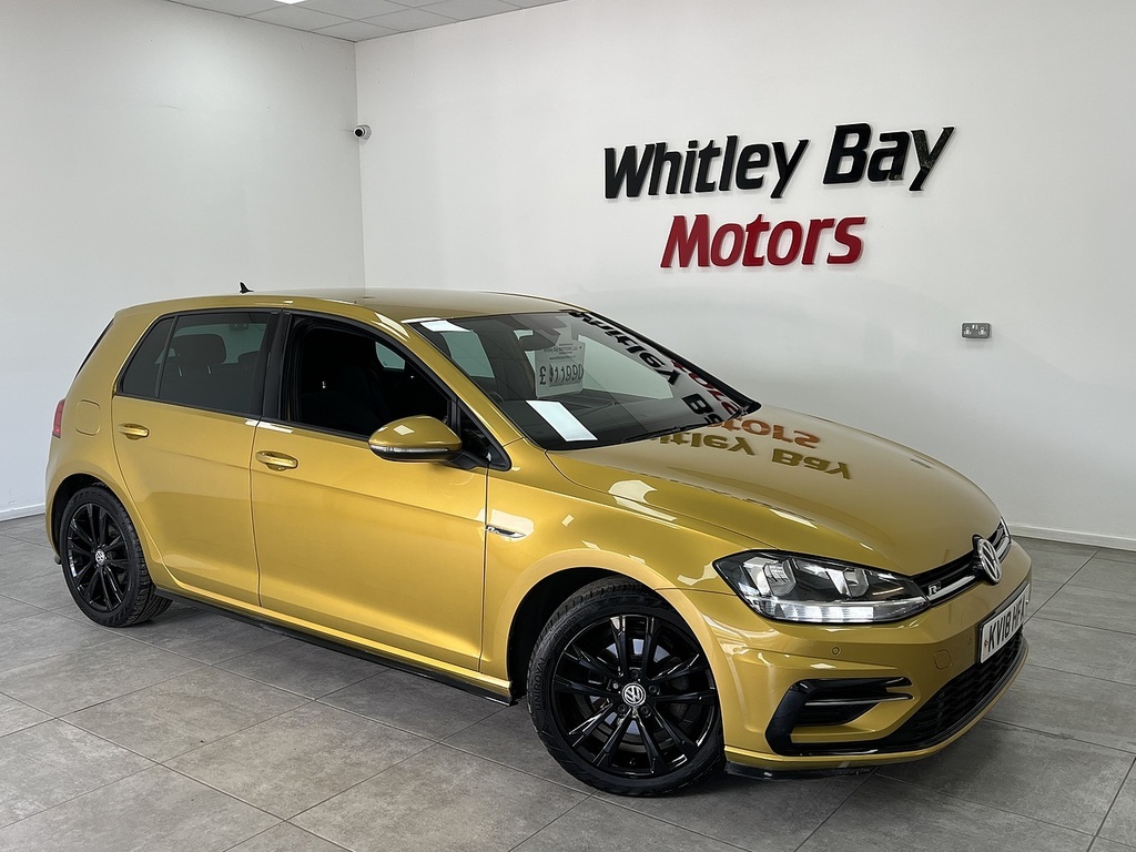 Volkswagen Golf Tdi R-line KV18HFA Yellow