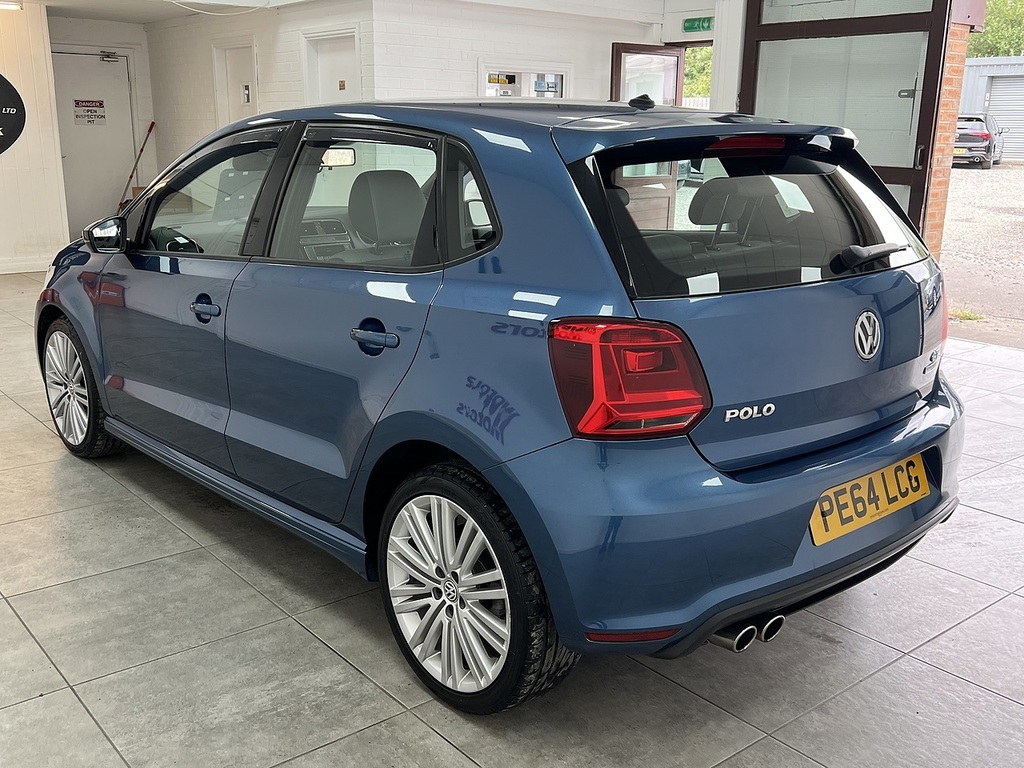 Volkswagen Polo Tsi Bluemotion Tech Bluegt PE64LCG Blue #5