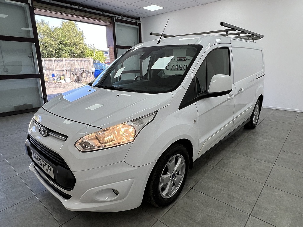 Ford Transit Connect Tdci 240 Limited White #5