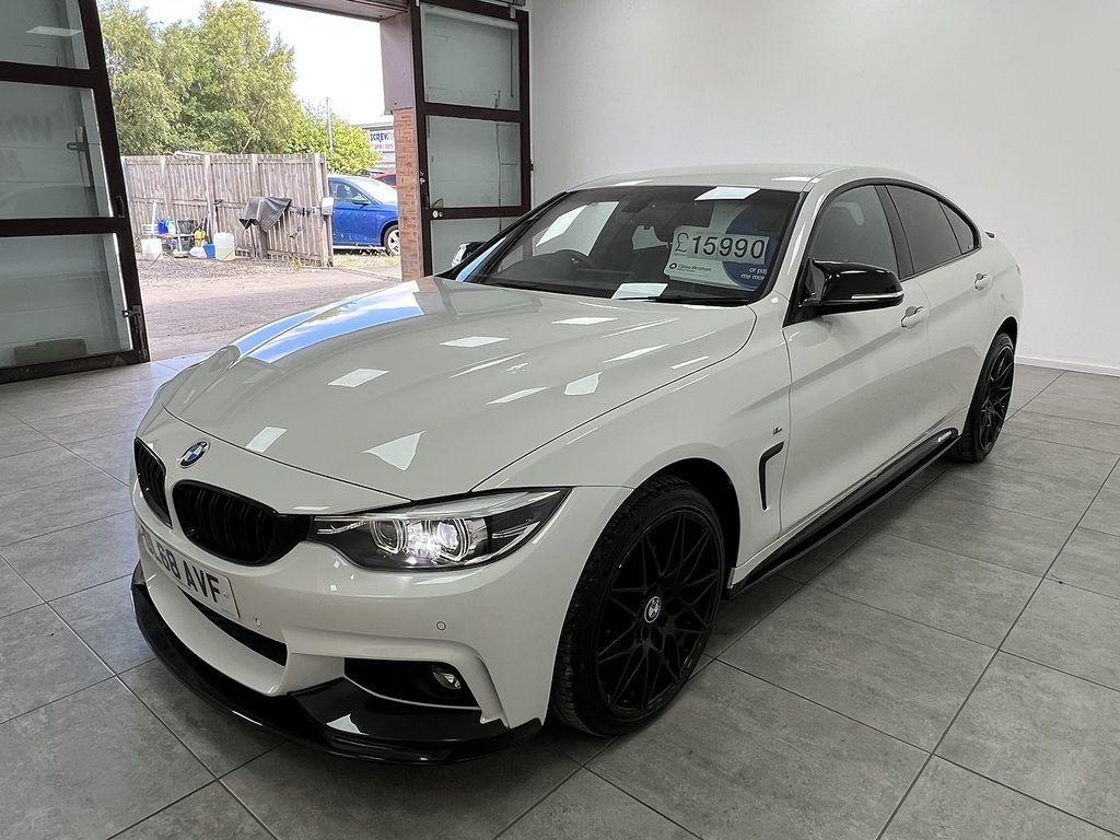 BMW 4 Series Gran Coupe 420D M Sport White #5