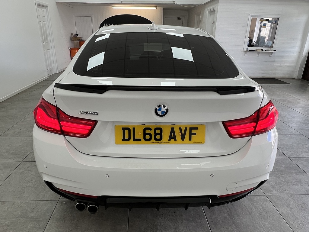 BMW 4 Series Gran Coupe 420D M Sport White #3