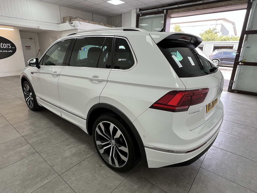 Volkswagen Tiguan Tdi R-line Tech BV20OVF White #5