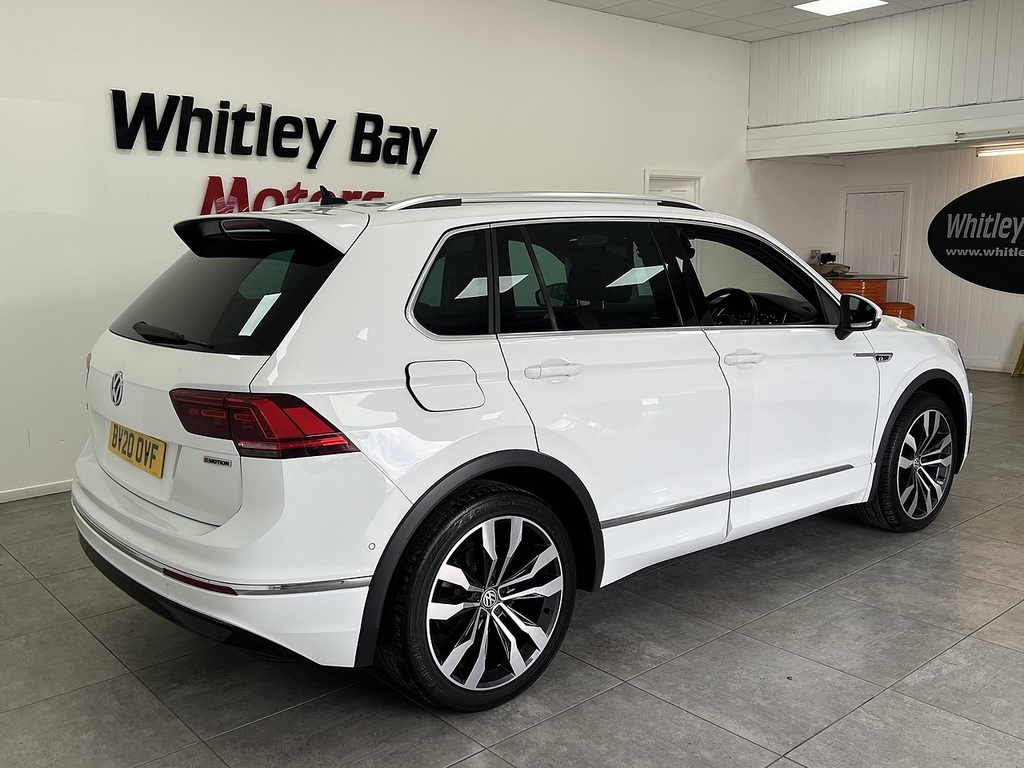 Volkswagen Tiguan Tdi R-line Tech BV20OVF White #3