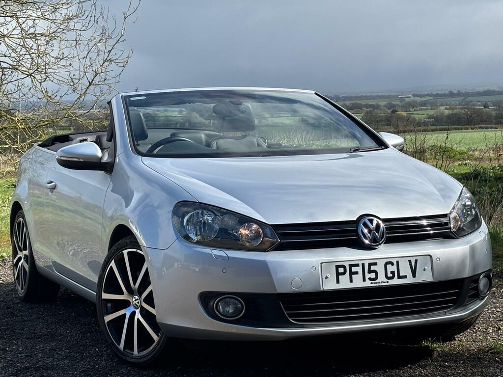 Volkswagen Golf 2.0 Tdi Bluemotion Tech Gt Cabriolet Euro 5 Ss Silver