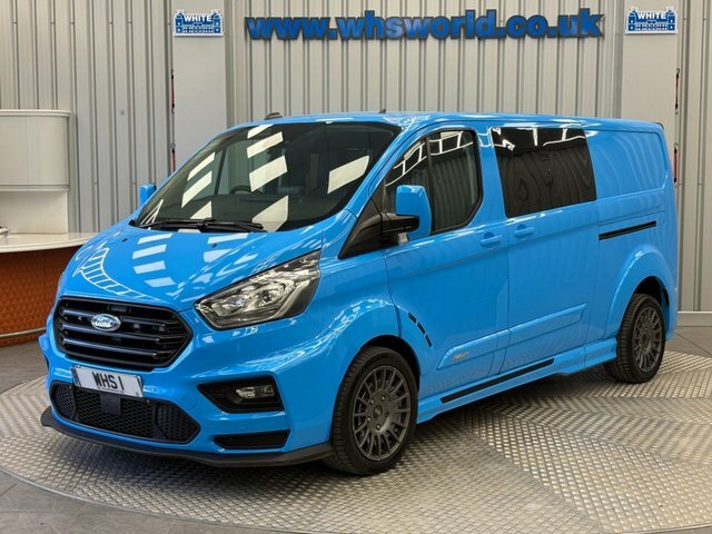 Ford Transit Custom 2023 2.0 Ecoblue 170 Bhp 320 L2 H1 Ms-rt Double Ca Blue #3