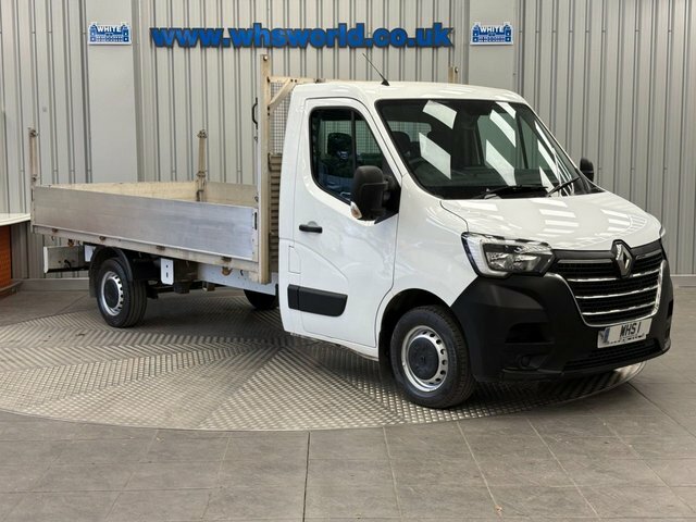 Renault Master 2021 2.3 Dci 150 Bhp 35 Lwb Scab Dropside Pickup White