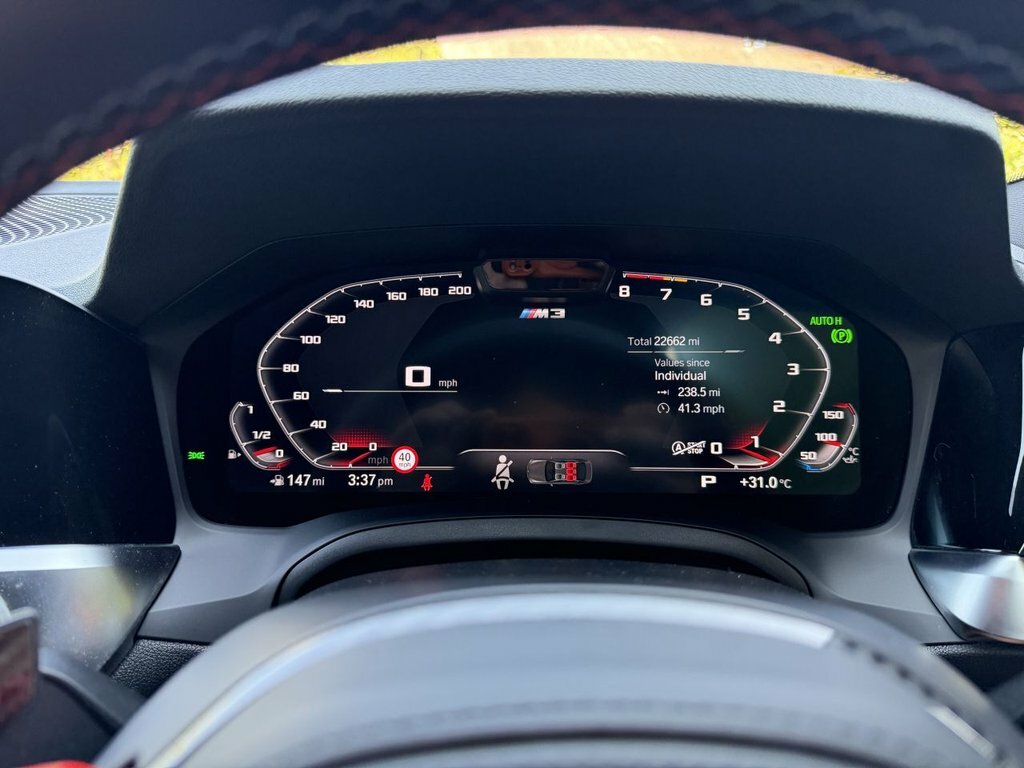 BMW M3 3.0 Biturbo Competition Steptronic Euro 6 Ss Grey #19