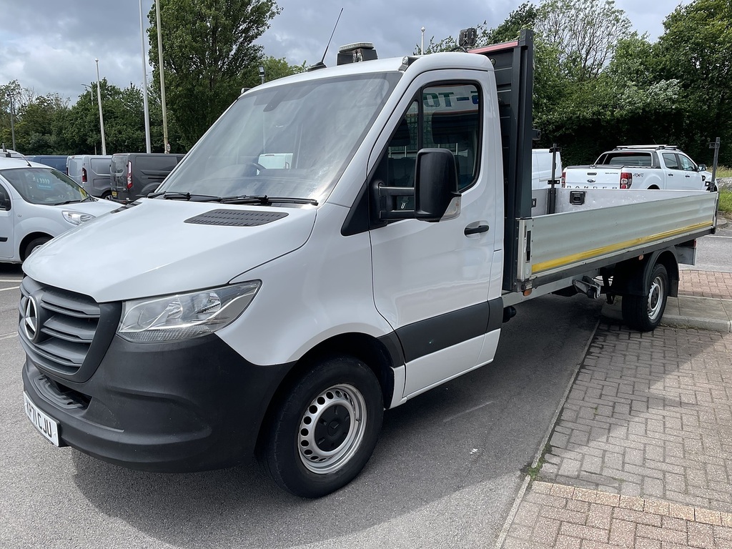 Mercedes-Benz Sprinter 2.0 315 Cdi Progressive Lwb Dropside Ma KP71CJU White #3