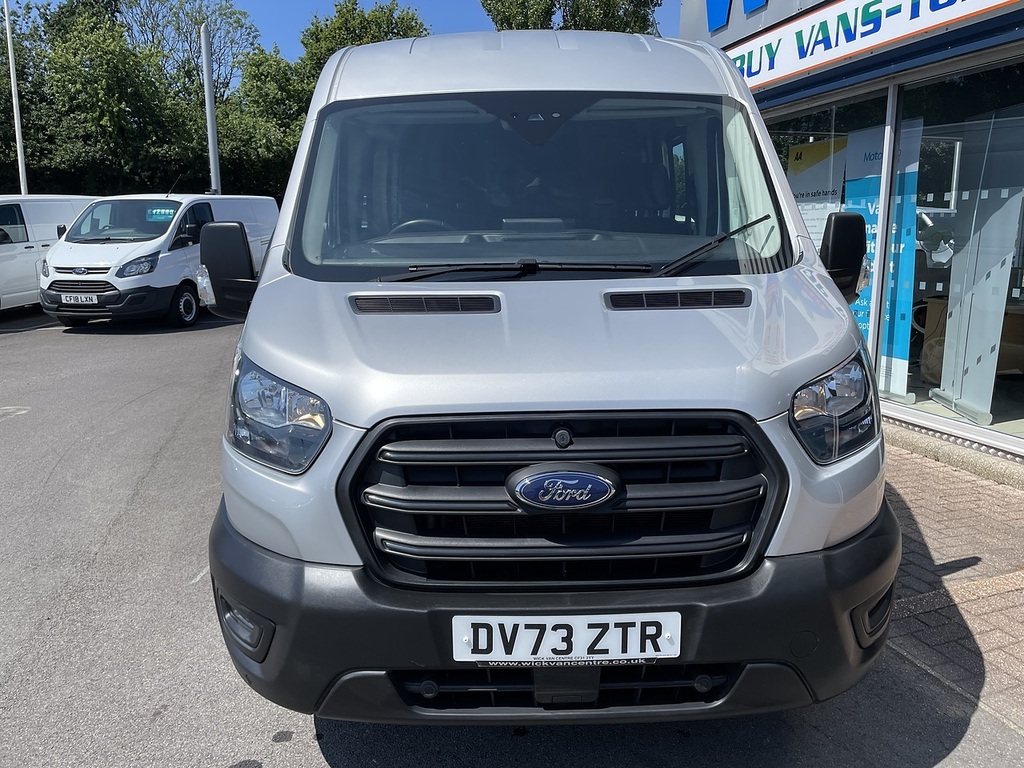 Ford Transit Custom 2.0 350 Ecoblue Trend Crew Van Double Cab Dies DV73ZTR Silver #3