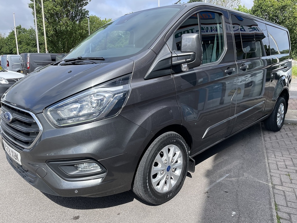 Ford Transit Custom 2.0 320 Ecoblue Limited Crew Van Double Cab Di HV21XUK Grey #4