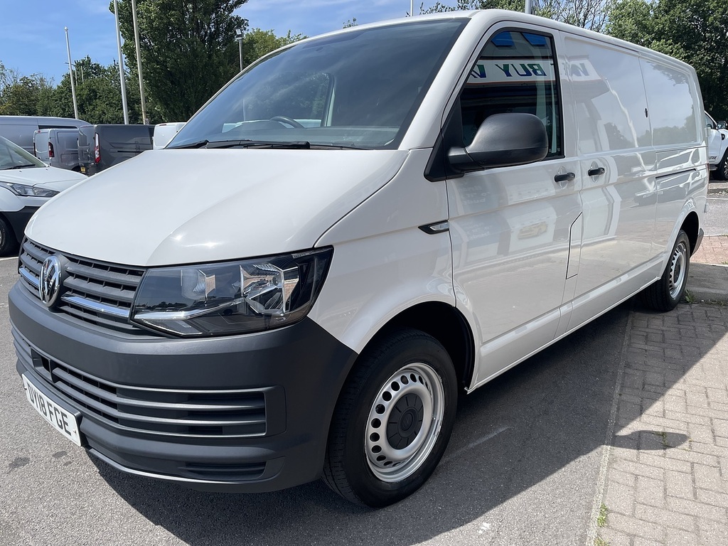 Volkswagen Transporter 2.0 Tdi T32 Bluemotion Tech Startline Panel Van DY18FGE White #4