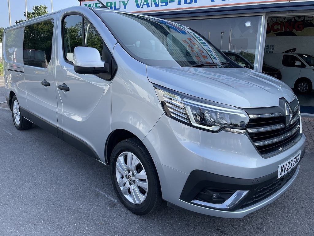 Renault Trafic 2.0 Dci Blue Ll30 Sport Crew Van Double Cab 6Dr Di WV23ZKD Grey #2
