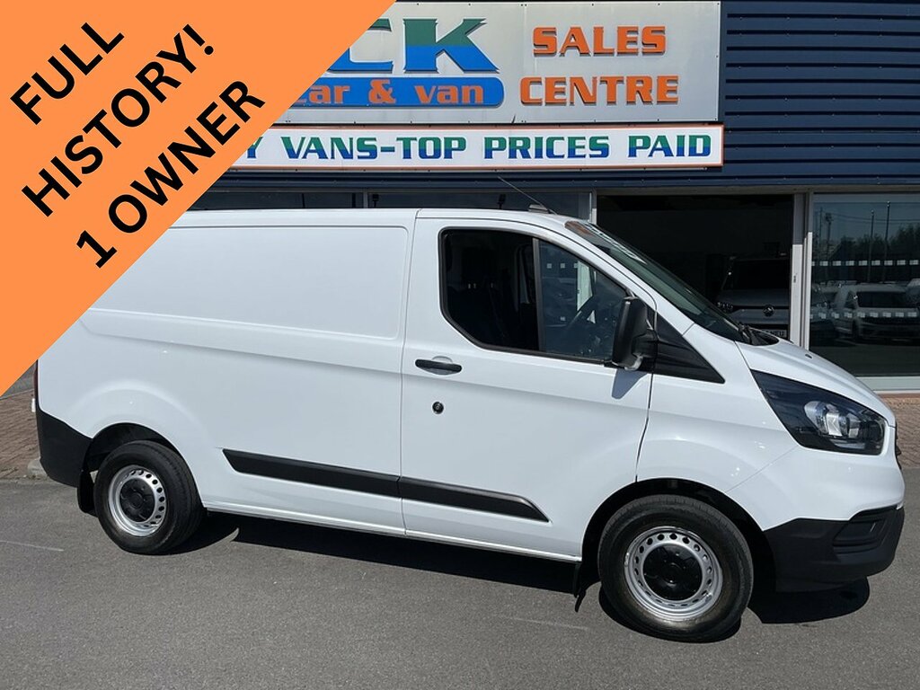 Ford Transit Custom 2.0 300 Ecoblue Leader Panel Van HN22KVD White