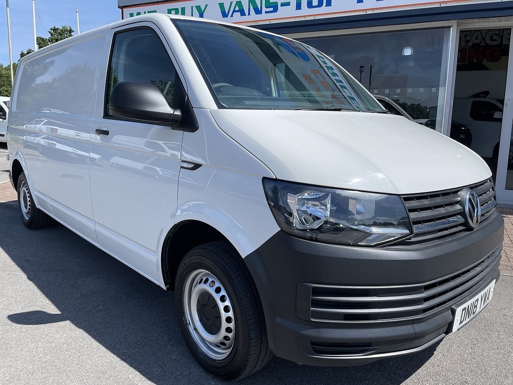 Volkswagen Transporter 2.0 Tdi T32 Bluemotion Tech Startline Panel Van DN18YWA White